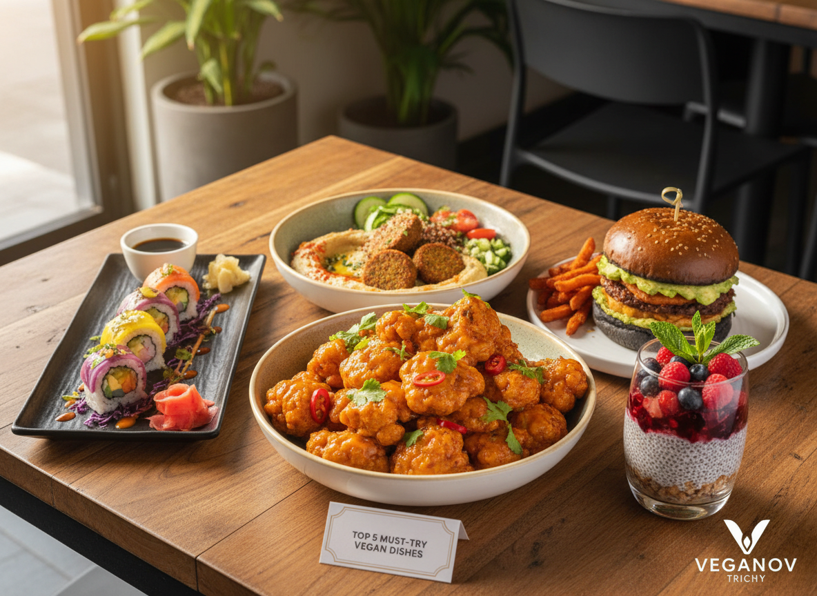 Top 5 Must-Try Vegan Dishes at Veganov Trichy