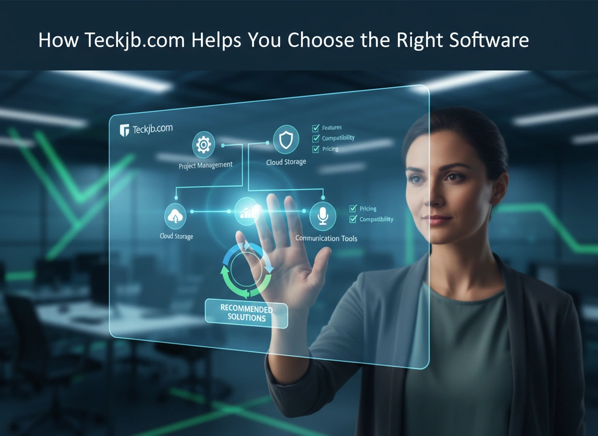 How Teckjb.com Helps You Choose the Right Software