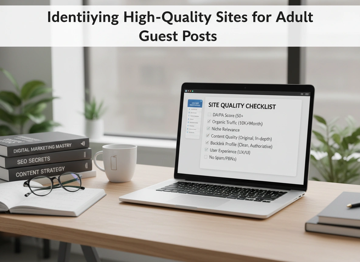 Identifying High-Quality Sites for Adult Guest Posts